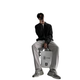 image-Men's Japanese Retro-Style Half-Zip Sweater - Casual Autumn/Winter