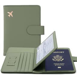 image-Passport Holder - Aircraft Design PU Leather