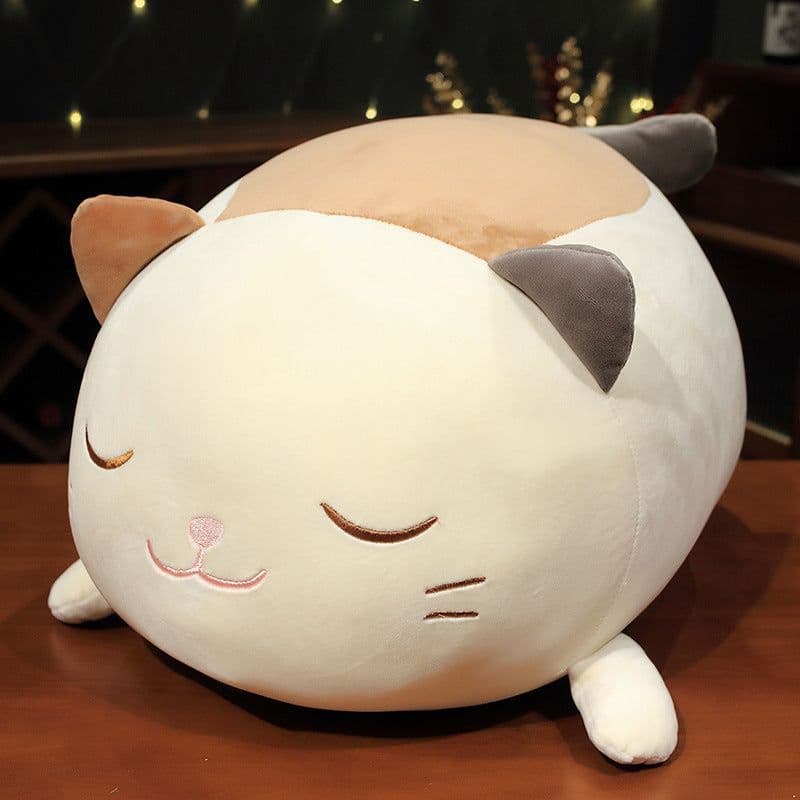 image-Japanese Lazy Cat Plush Toy - 70cm Cute Doll Pillow Gift for Adults