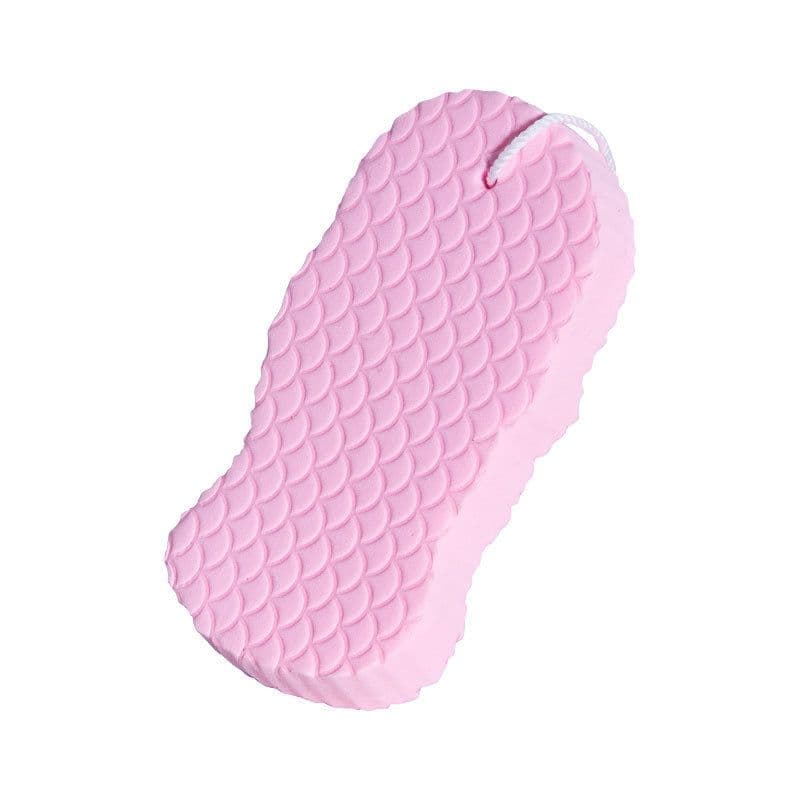 image-3D Sponge Bath Wipe - Baby Fish Scale Gray Sponge Bath Toy