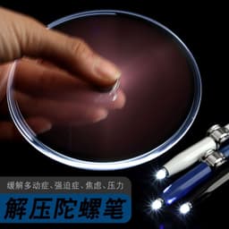 image-Wei Zhuang Fidget Gyro Pen - Black, 10.5*1.5cm Metal, 36g