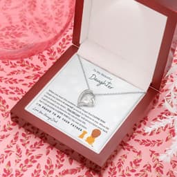 image-YYDDSSD Heart Necklace Silver - Daughter Gift