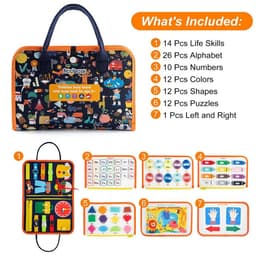 image-Run The Road Felt Learning Board - Early Education Busy Board