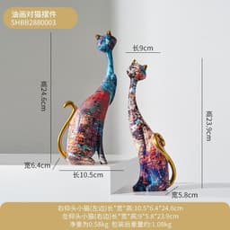 image-Creative abstract figure decoration home living room TV cabinet decoration office art yoga decoration oil painting woman