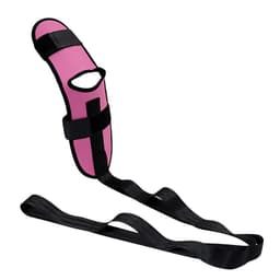 image-Yoga Stretching Belt - Black Polyester Fitness Aid