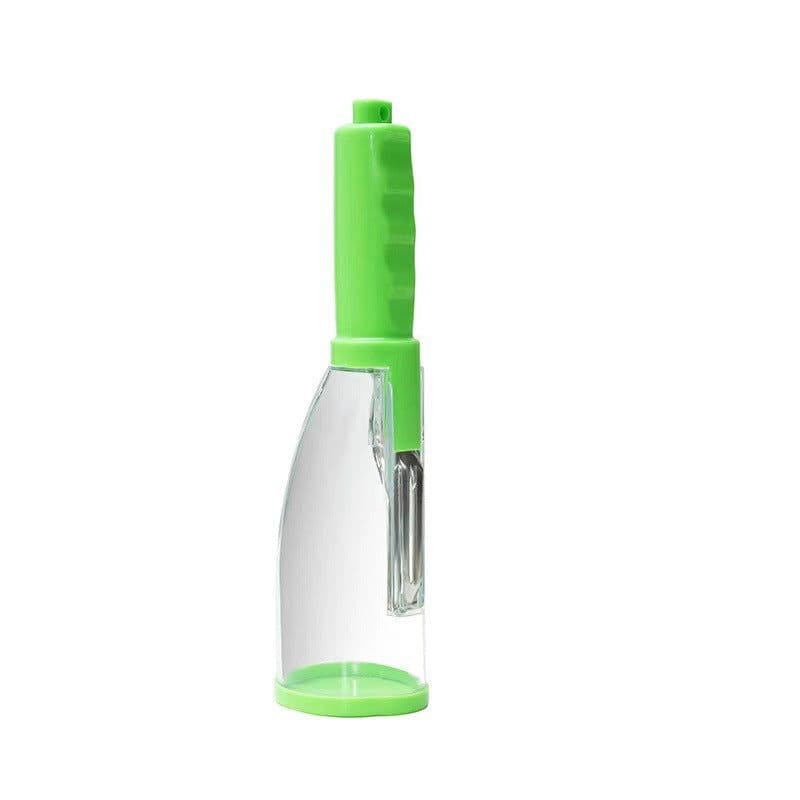 image-Melon Peeler - Red Stainless Steel