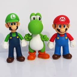 image-Hot sale 5 inch Super Mario Mario Mushroom Man Sugar Gum Doll Hand Model Multi-color optional gift