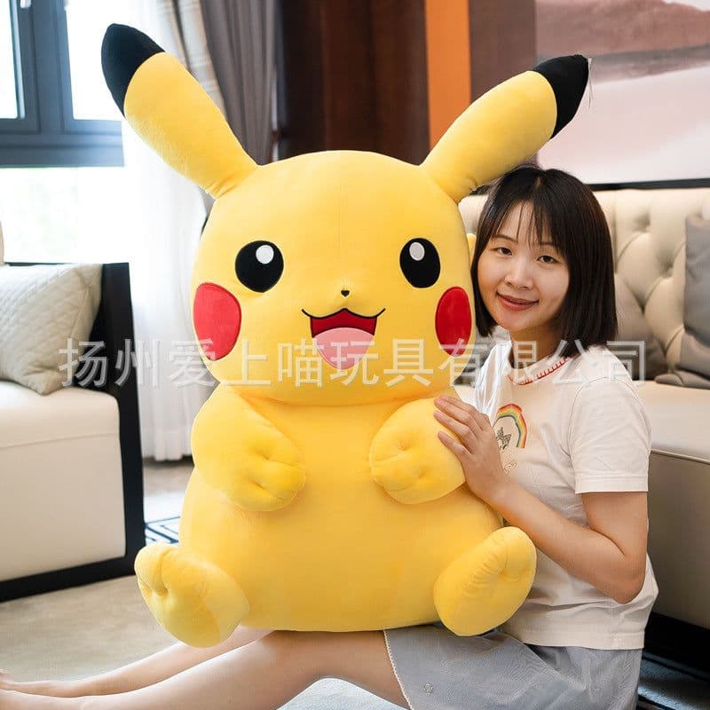 image-Pikachu Plush Doll - 30cm Soft Toy
