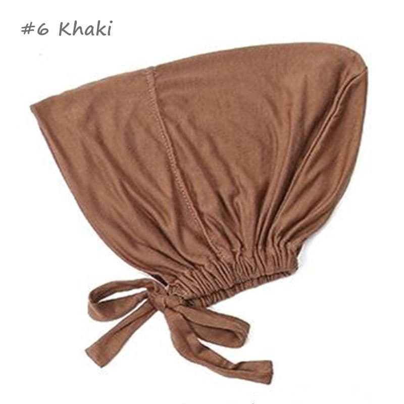 image-New Lycra Scarf - Chocolate - Adjustable Hijab with Shade Function