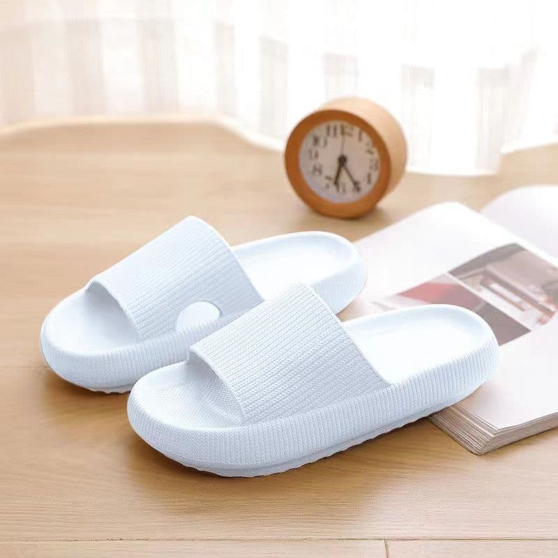 image-EVA Slippers - White 3.2CM Thick Sole