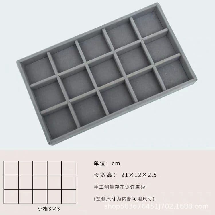 image-Jewelry Storage Tray - Desktop Organizer