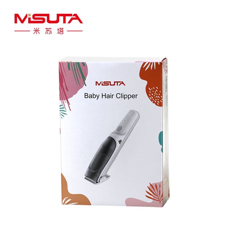 image-Misuta Baby Hair Clipper Rechargeable - White Dual Motors