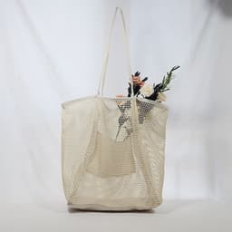 image-European Large Capacity Beach Tote Bag - Mesh