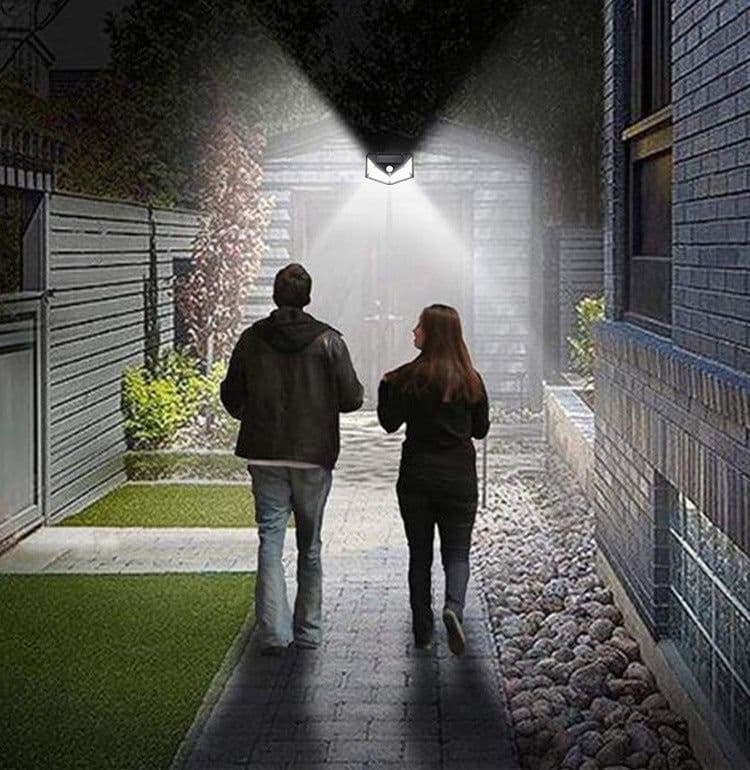 image-114LED Solar Wall Lamp IP65 Induction 12-16hr Outdoor Garden Villa Lamp