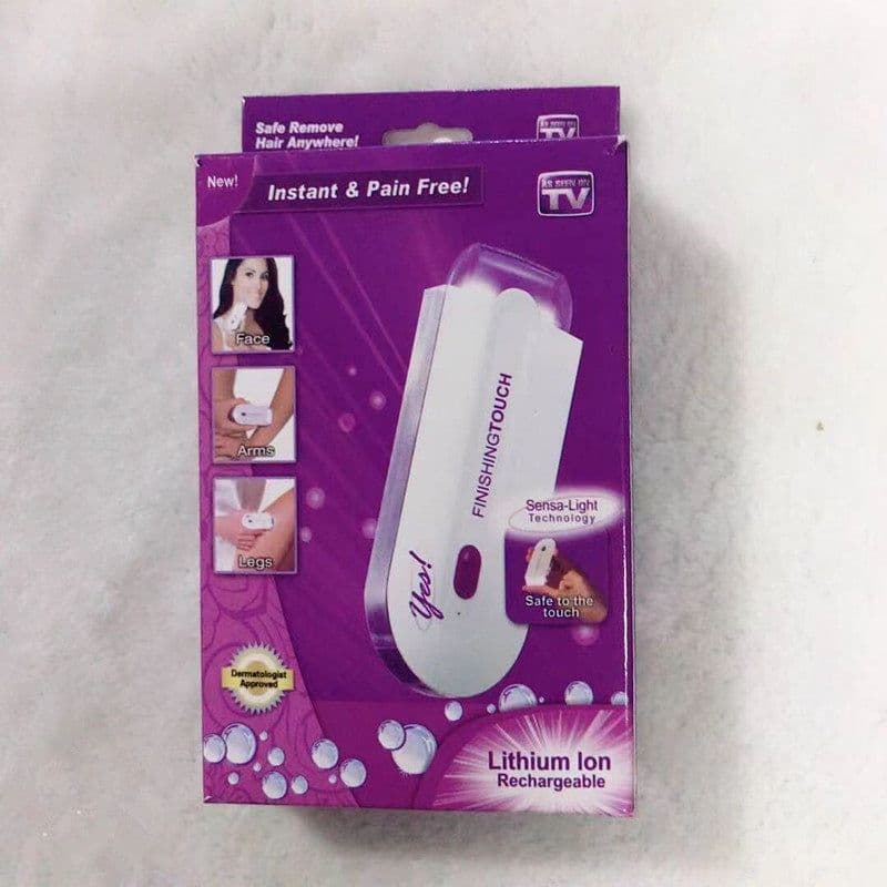 image-Portable Mini Laser Hair Removal Device - Electric Shaver Blue