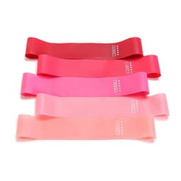 image-Utronix Silicone Resistance Bands - Yoga, Fitness, Stretch - 5-Pack