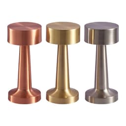 image-Nordic LED Metal Desk Lamp - Rose Gold