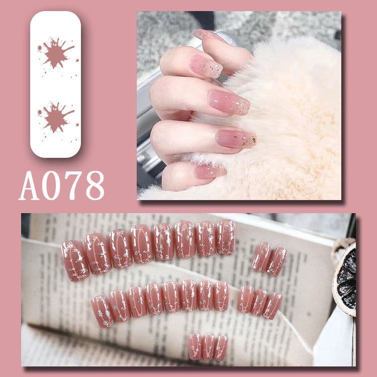 image-Internet celebrity new fake nails wearable nails finished nail patches nail art patches removable nail patches nail art accessories