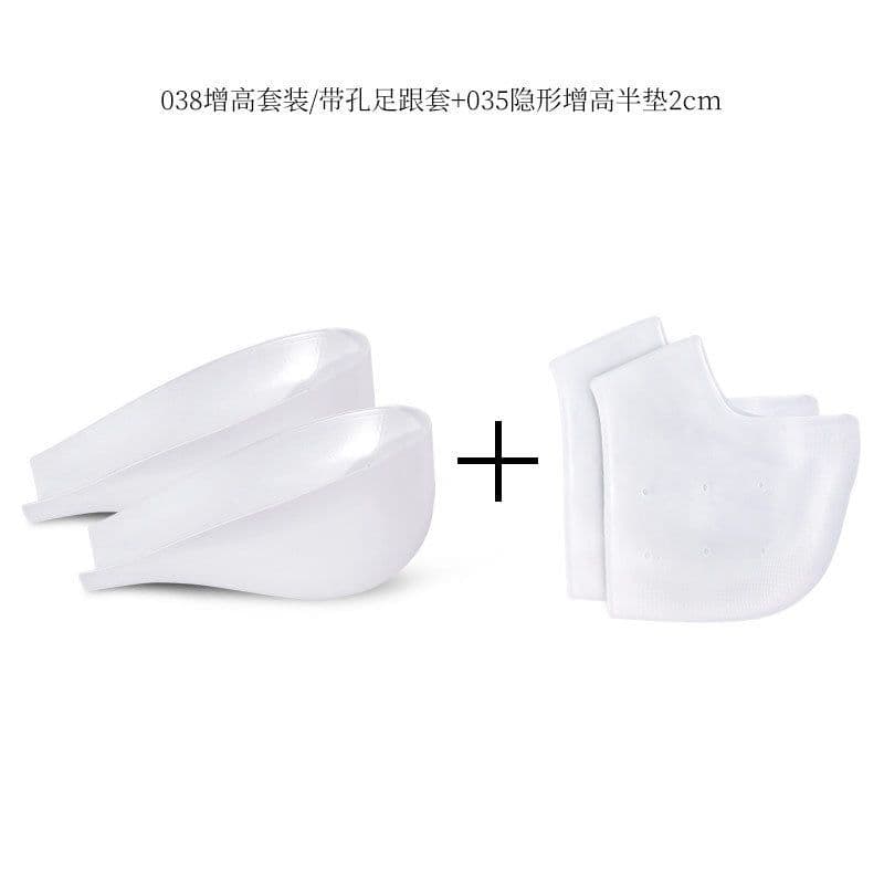 image-Invisible inner pad leisure sports half size pad shock-absorbing shoes inner heel pad wear shoe sock pad