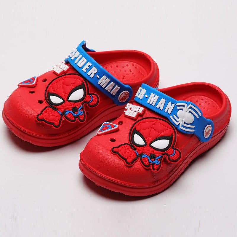 image-Disney Iron Man Crocs - Purple Kids Beach Slippers