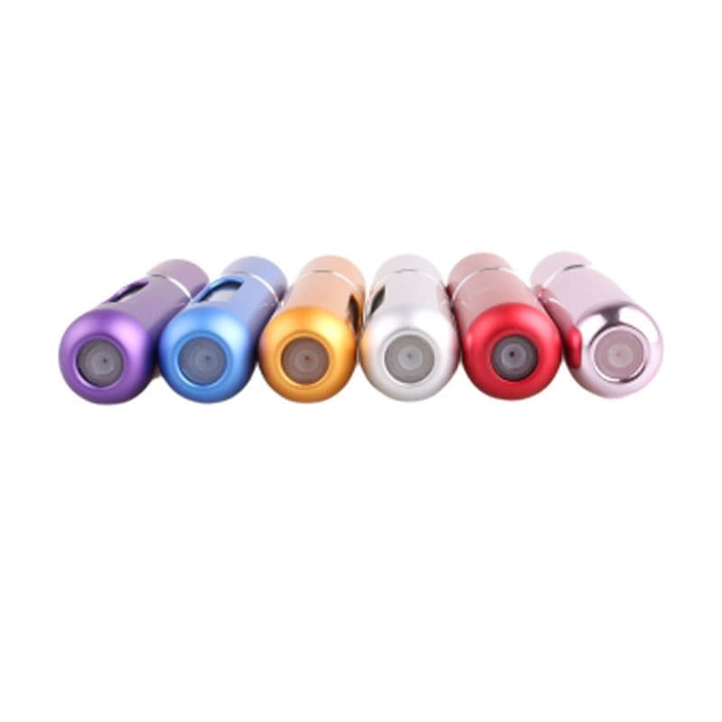image-Zinc 5ml Perfume Bottle - Aluminum Bottom Fill Spray