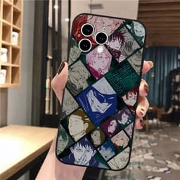 image-iPhone 15 Cartoon Phone Case - Black, Trendy, Anti-fall TPU