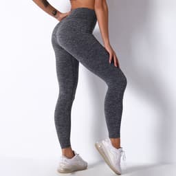 image-Nisha Women's Yoga Suit - Black Leggings Short Sleeve L