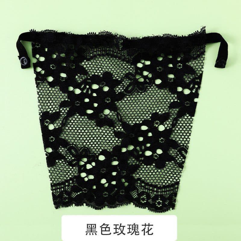 image-Lace Bralette Triangle Cup - White Anti-Light