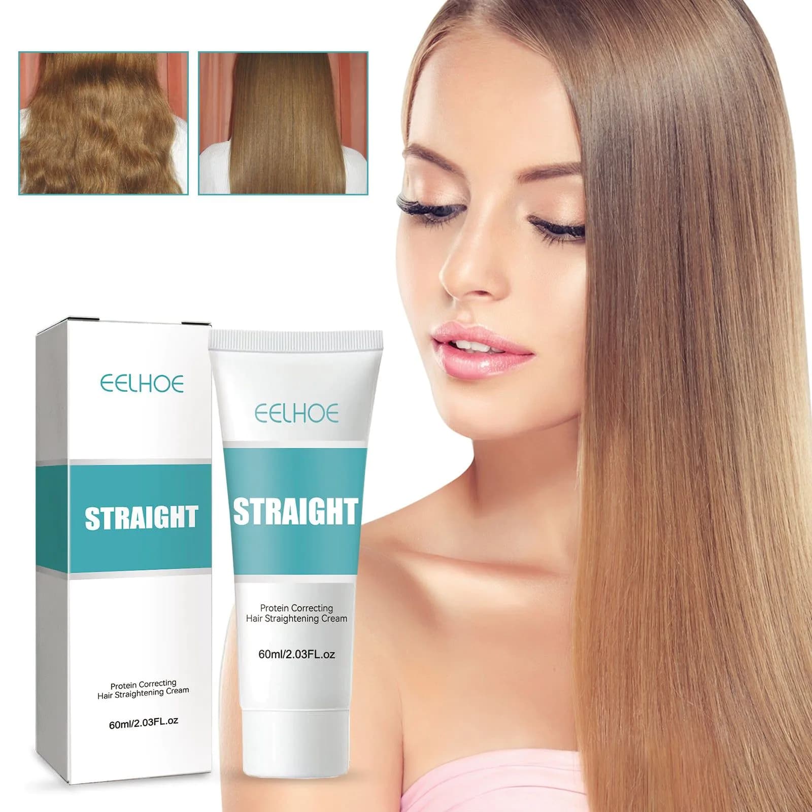 image-EELHOE Protein Straightening Cream - Hair Repair