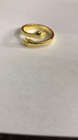 image-Carlyle love hug couple ring Korean version Jane Eyre fashion hug ring open couple ring wholesale jewelry