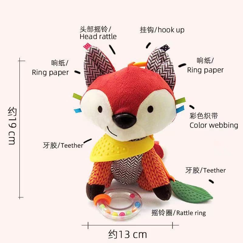 image-Children's Plush Animal Toys - Elephant 18cm