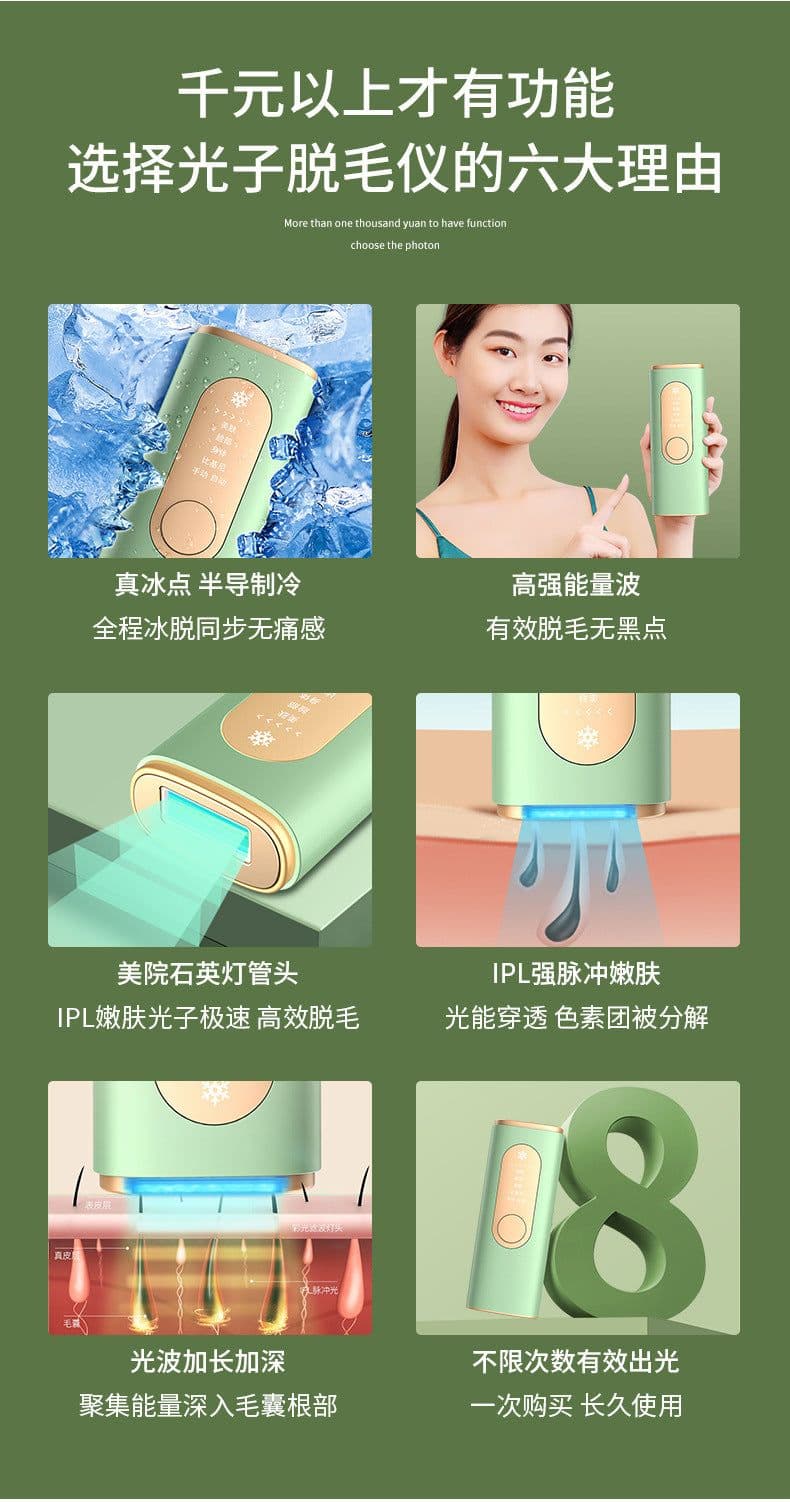 image-Bangyang Sapphire Hair Removal Device 36W Pink