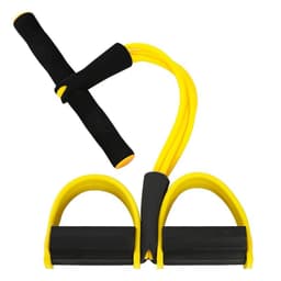 image-4-Tube Yoga Tension Belt - Pink Fitness Abdominal Aid