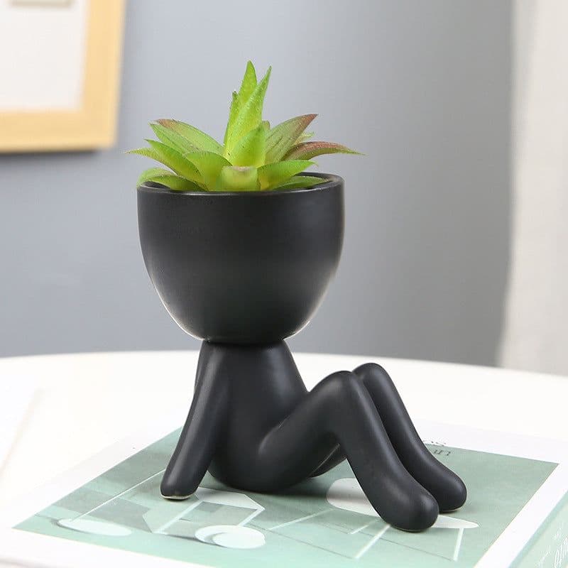 image-Sanwuxuan Nordic Ceramic Succulent Pot