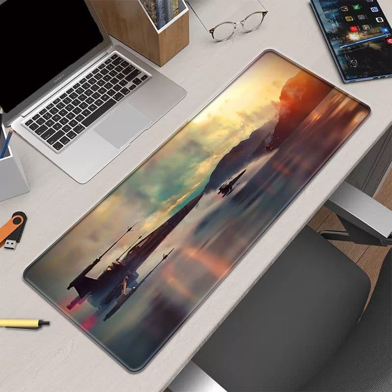image-Dragon Ball Cartoon Mouse Pad - Natural Rubber - Anti-Slip Thickened Desk Mat