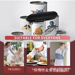 image-TV Cross Border Electric Can Opener Can Opener Kitchen Electric Gadgets Electric Bottle Opener