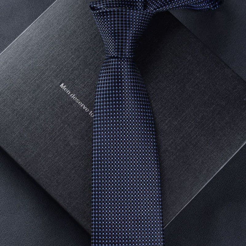 image-Necktie Silk 8CM Retro Business Men's Fashion