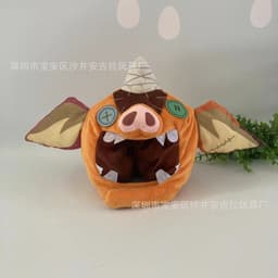 image-The Legend of Zelda Link Pig Plush Hat - Cartoon 22cm Pet Prop