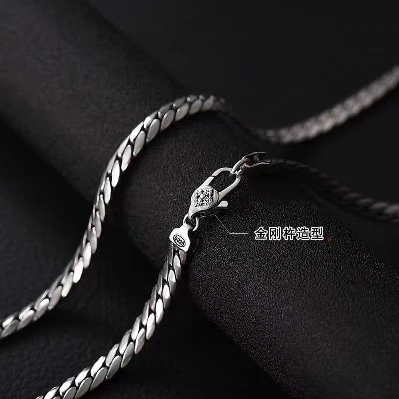 image-Copper Snake Chain Necklace - Retro Men's