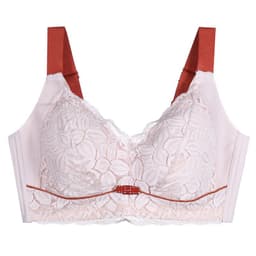 image-Ya Kangrou Bamboo Fiber Bra - Khaki, 46/105, No Rims, Anti-Sagging