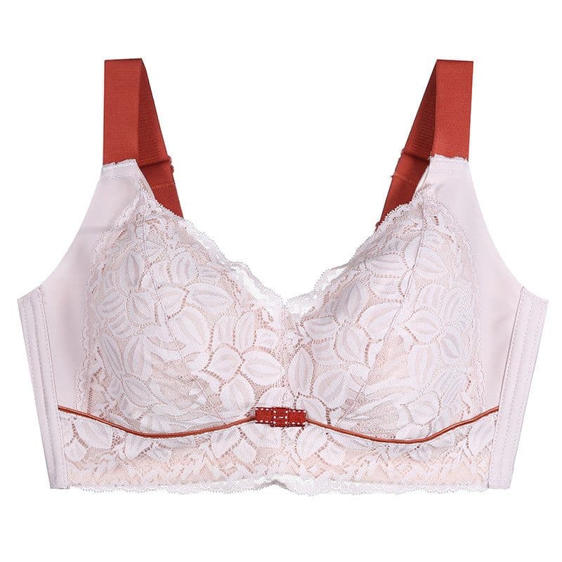 image-Ya Kangrou Bamboo Fiber Bra - Khaki, 46/105, No Rims, Anti-Sagging