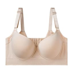 image-Sexy Push-Up Bra, Large Size Anti-Sagging Underwire Deep V
