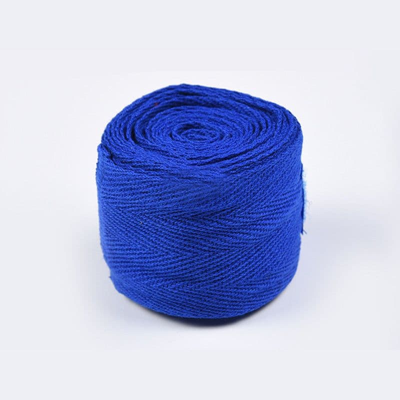 image-Professional Boxing Training Straps - Blue Cotton Fitness Bands 5*5m
