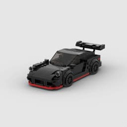 image-Children's Toy Car Racing Model Building Blocks
