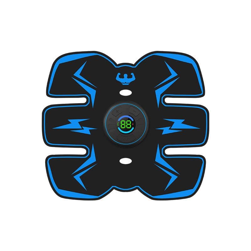 image-Anmer EMS Abdominal Muscle Trainer Belt - Blue, Foldable