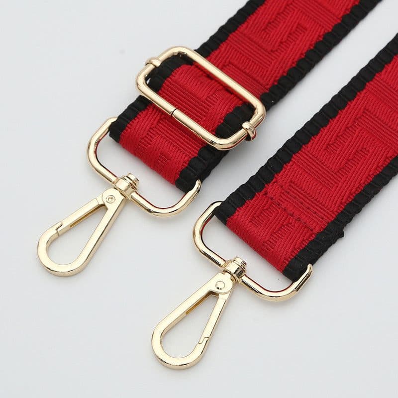 image-Bag shoulder strap single purchase thickened color bag accessories adjustable shoulder Messenger strap fashion replacement long strap