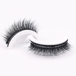 image-Self-Adhesive Eyelashes - 2 Pairs Natural 3D
