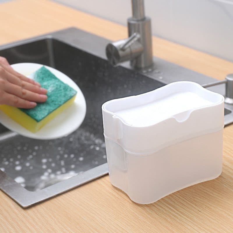 image-Dishwashing Brush Cleaning Pad - Plastic Cleaning Ball