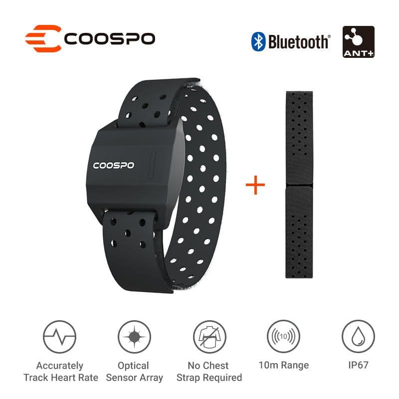 image-COOSPO HW706 Heart Rate Monitor Armband Black