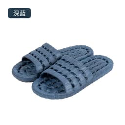 image-2021 Summer Candy Color Massage Home Slippers Bathroom Indoor Slippers Men and Women Plastic Couple Slippers